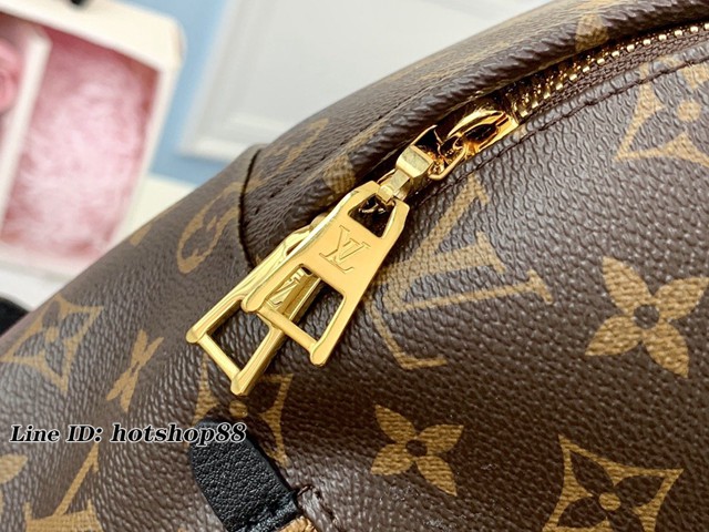 路易威登LV雙肩包 M41561 2017年早春系列 MONOGRAM BACKPACK中號雙背包 LV爆款女士後背包 xxlv1757